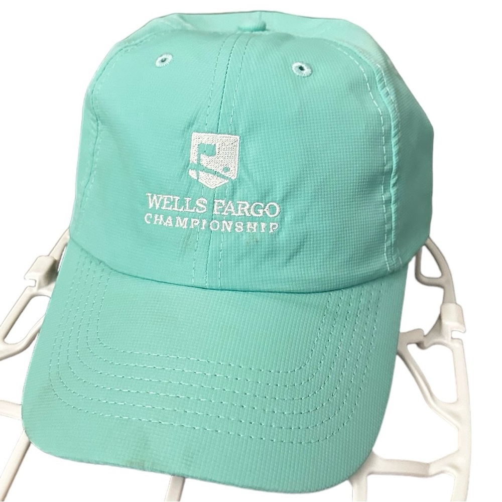 Imperial Wells Fargo Championship 2022 Adjustable Golf Performance Hat OS Green
